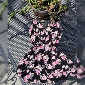 Forever 21 Floral Print Mini Slip Dress